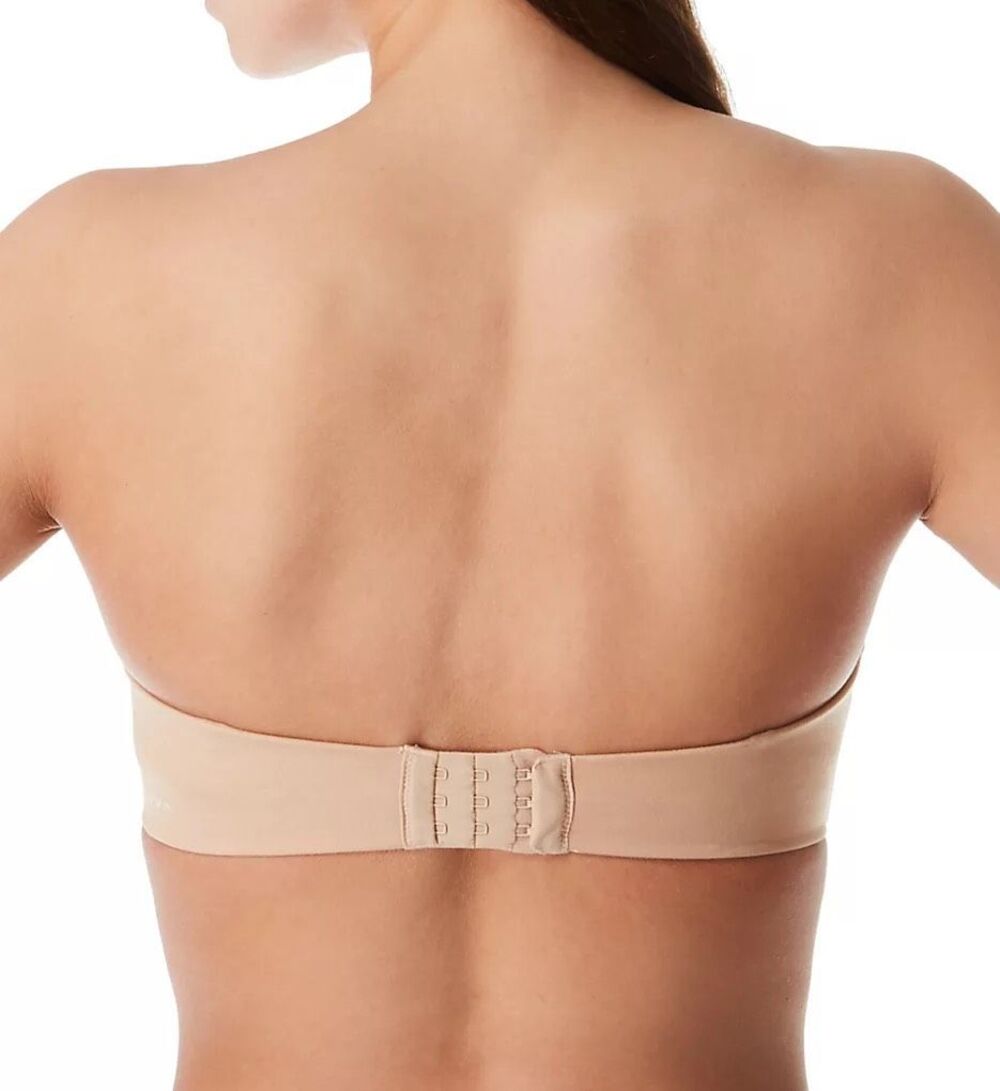 Calvin Klein Constant Lightly Lined Underwire Strapless Bra Bare Nude 30C - Picture 2 of 5